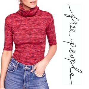 Free People Sunshine Space Dyed Turtleneck - Women’s XS